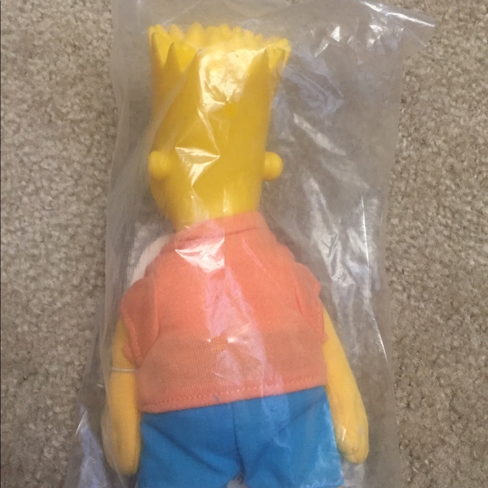 Bart Simpson NWT collectible cartoon doll vintage NEVER opened - Picture 2 of 4